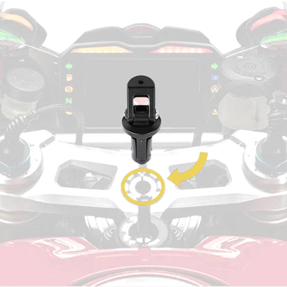 Montage op vorksteel Ø12-29 mm