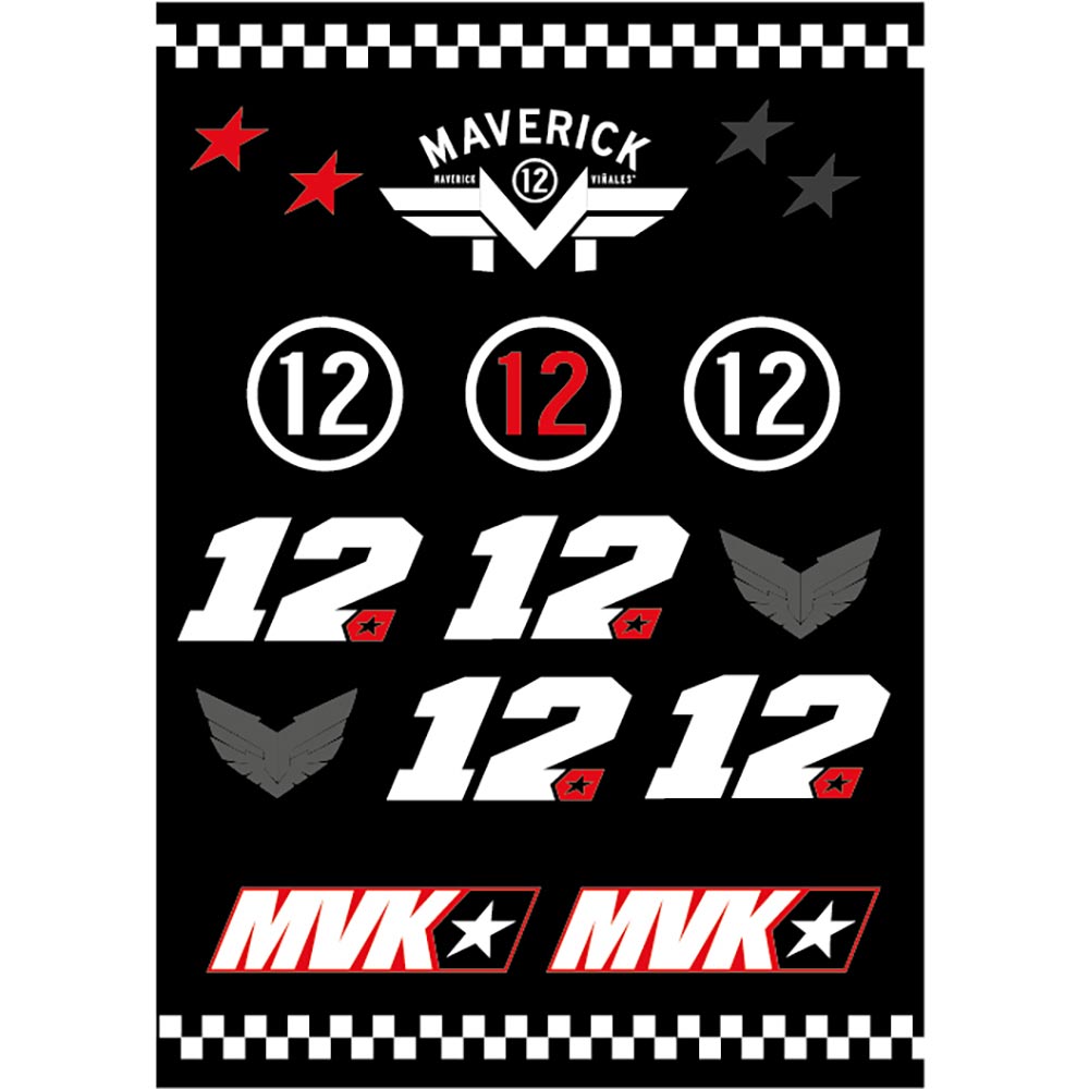 Maverick Vinales stickervel 25