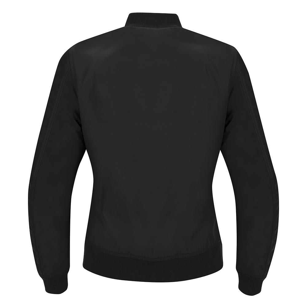 Damesjas van fluweel met rits