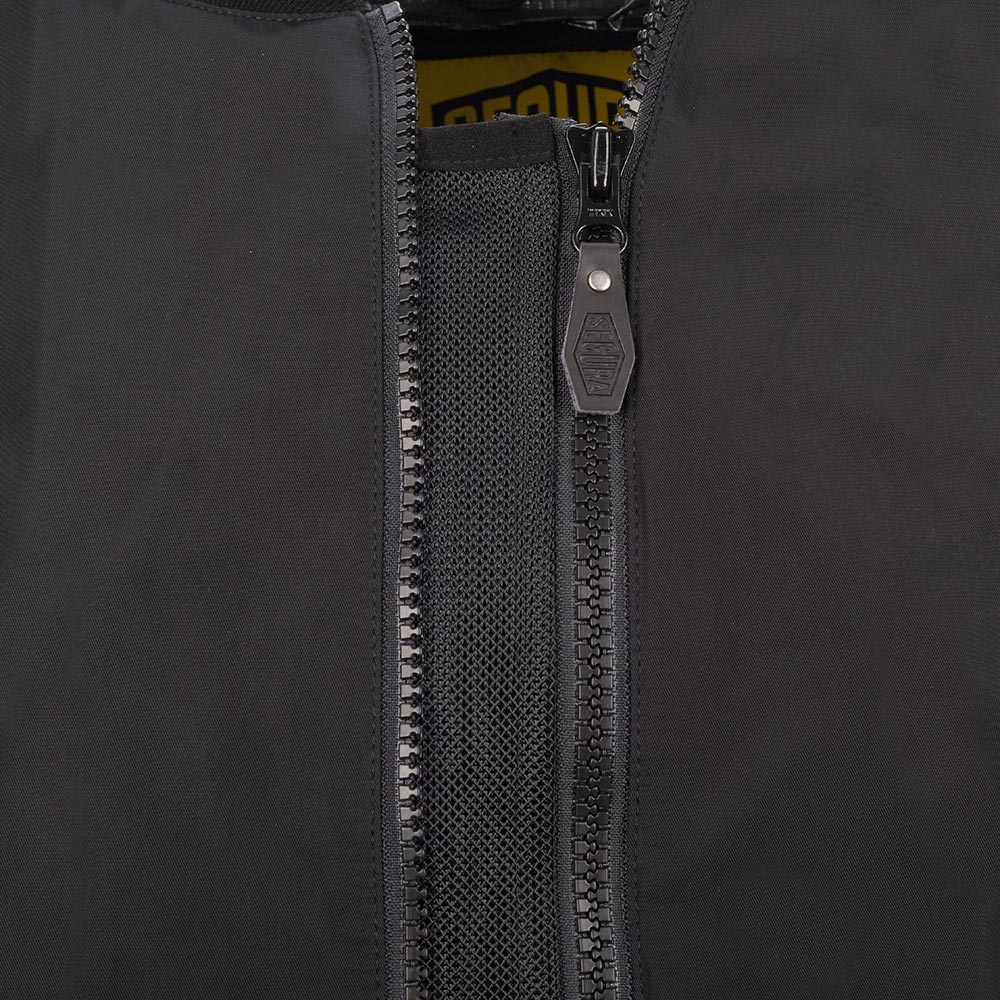 Damesjas van fluweel met rits