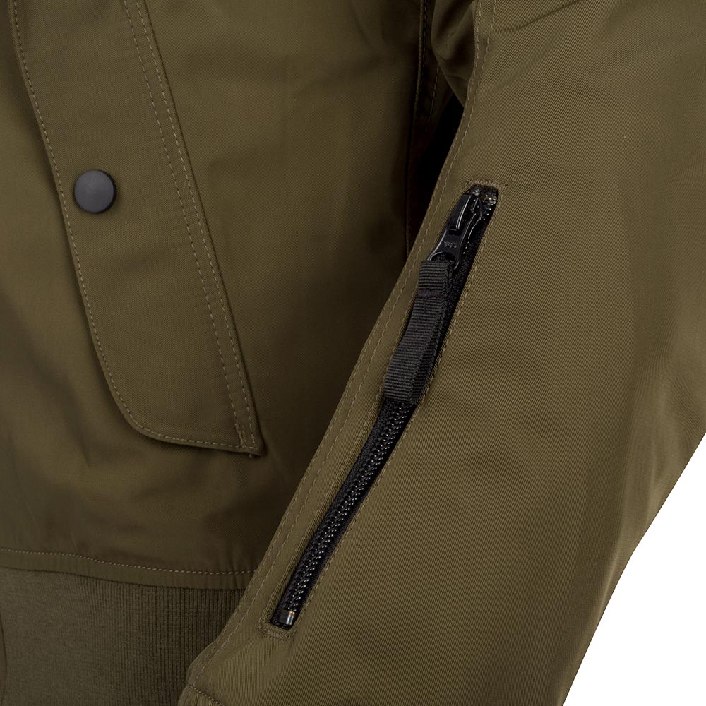 Fluwelen jas met rits