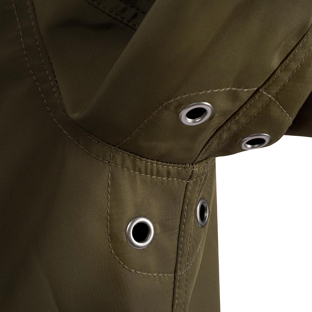 Fluwelen jas met rits