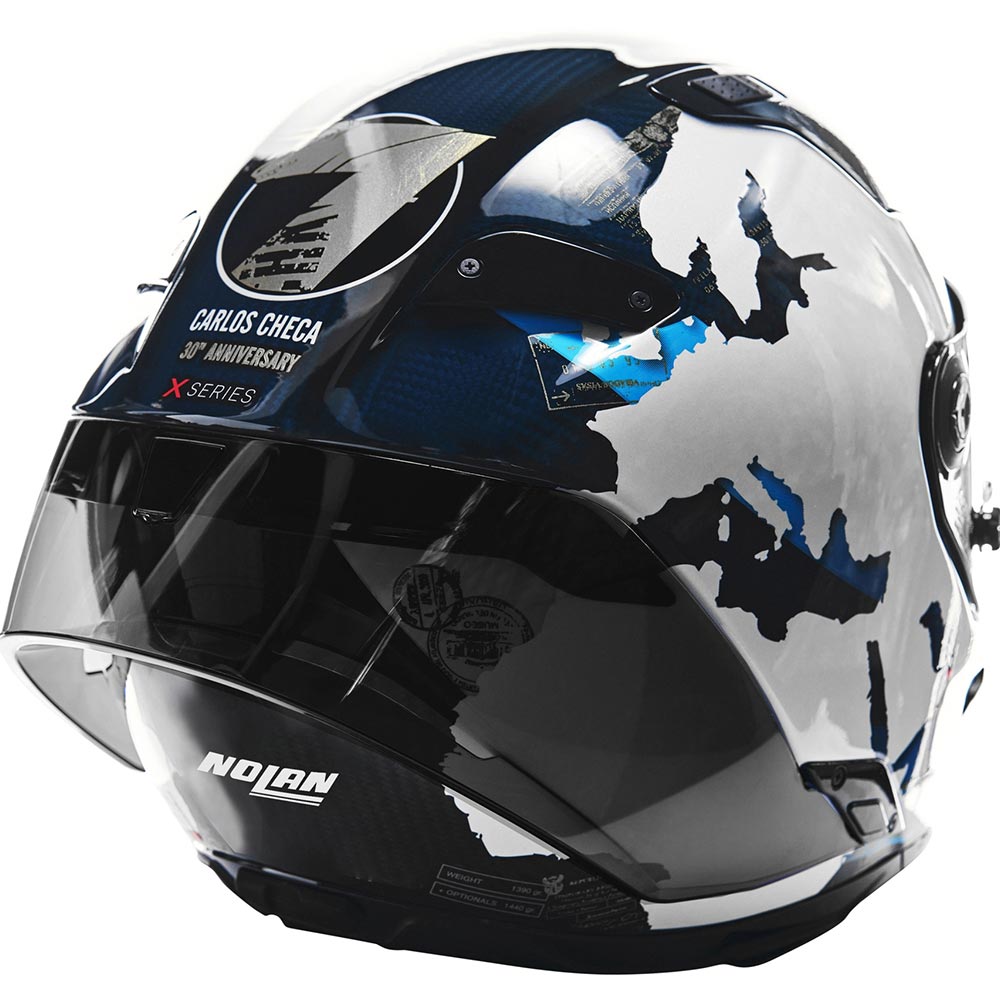 X-804 RS Ultra-Carbon Replica Checa 30th Anniversary-helm