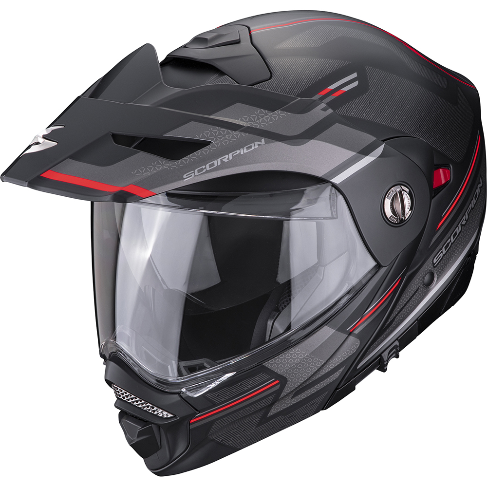 lezing badminton Tether ADX-2 Carrera-helm Scorpion motor: Dafy-Moto, Modulaire helm van motor
