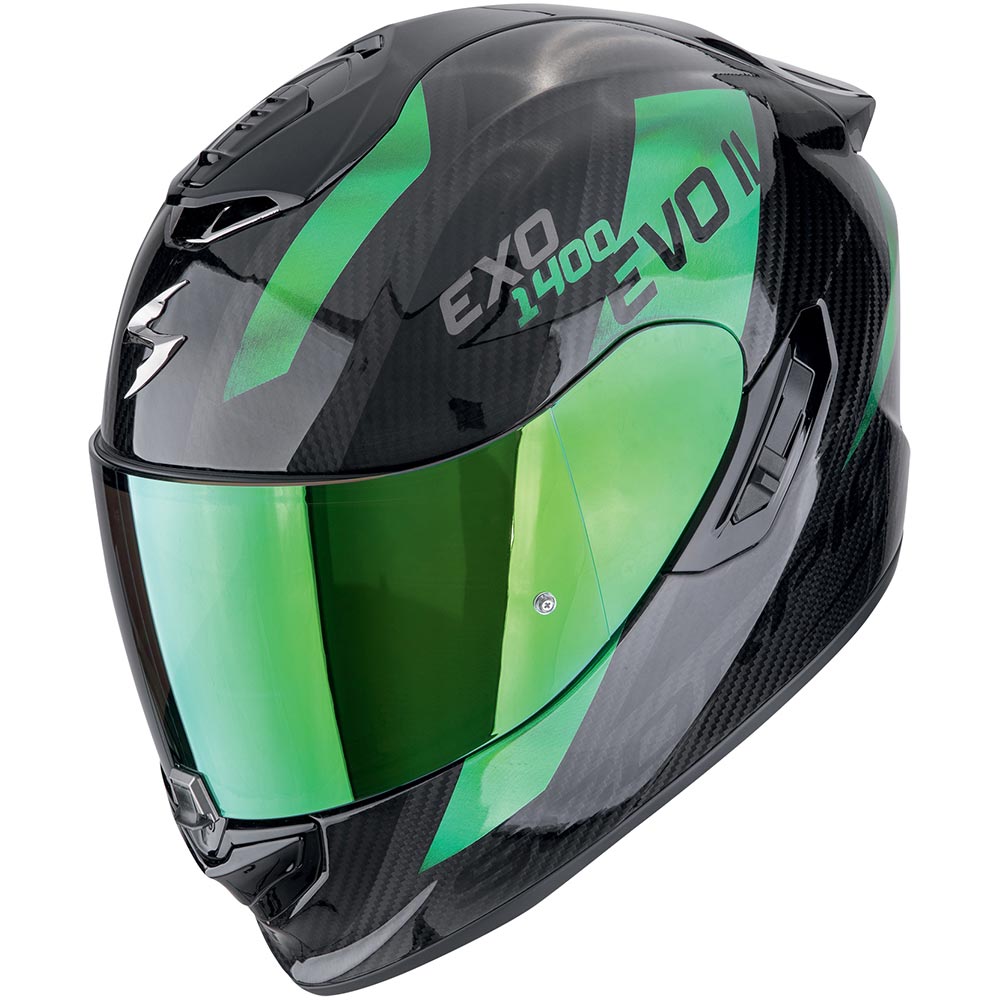 Exo-1400 Evo II Koolstof Helm met Luchtpatroon