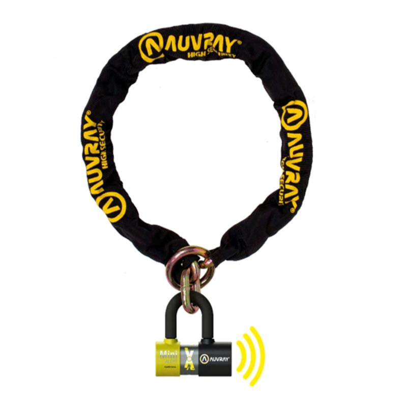 Xtrem SRA 120 cm ketting - Lasso met Xtrem Mini Alert schijfslot