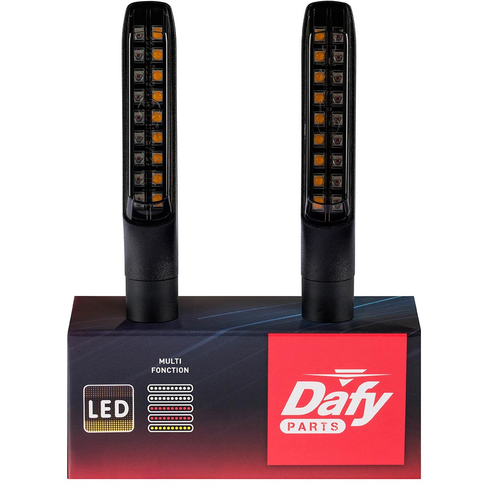 Scherpe LED-indicatoren achteraan