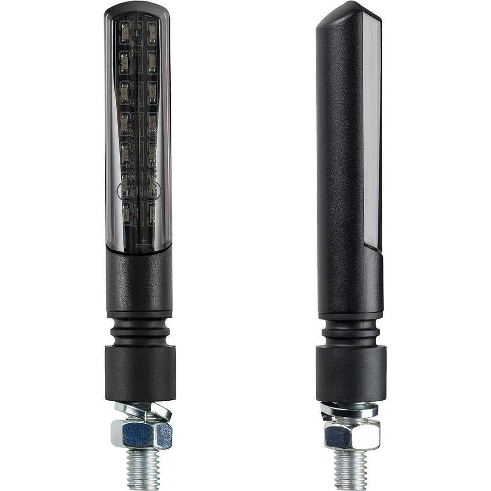 Sequentiële LED-curve-indicatoren achteraan