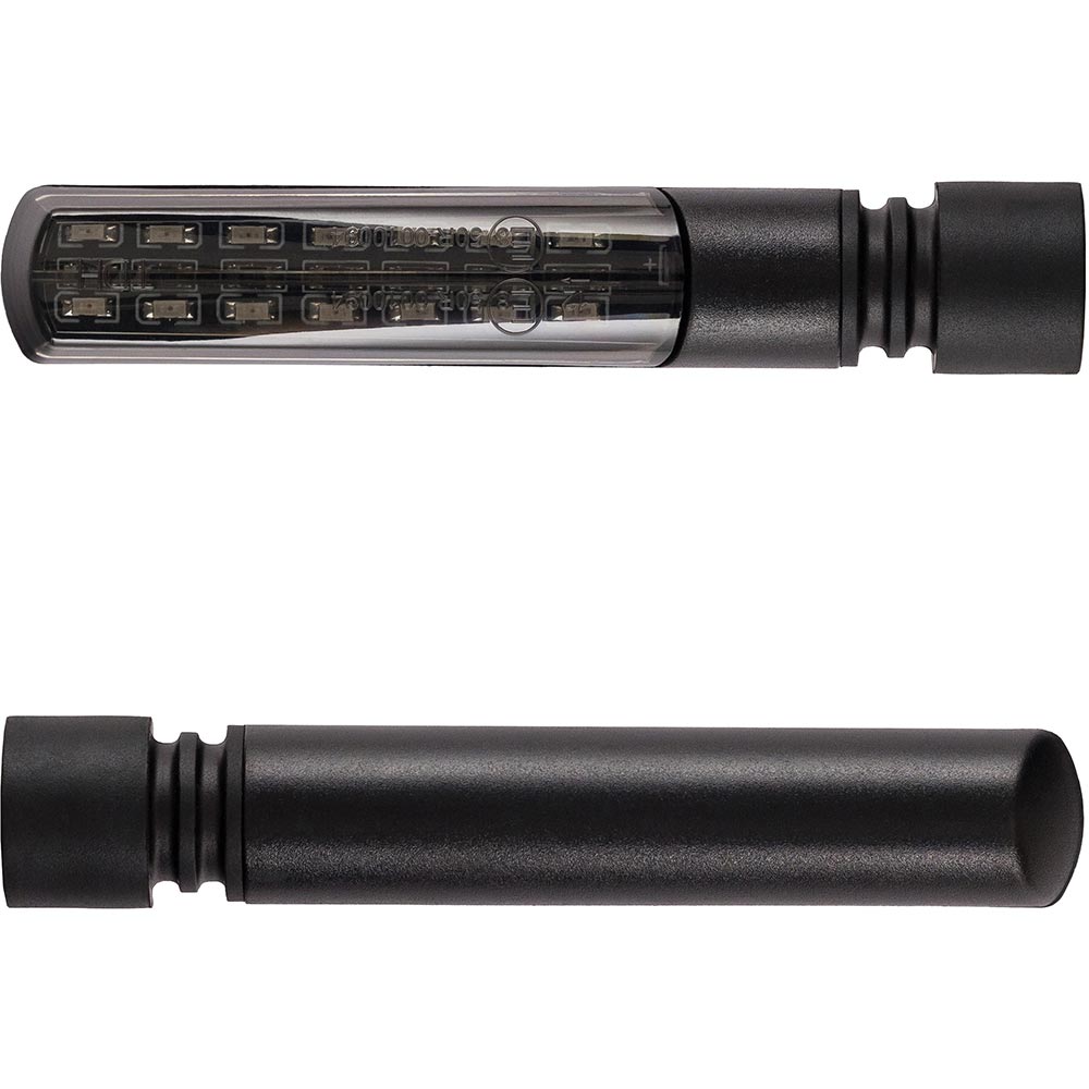 Sequentiële LED-curve-indicatoren achteraan