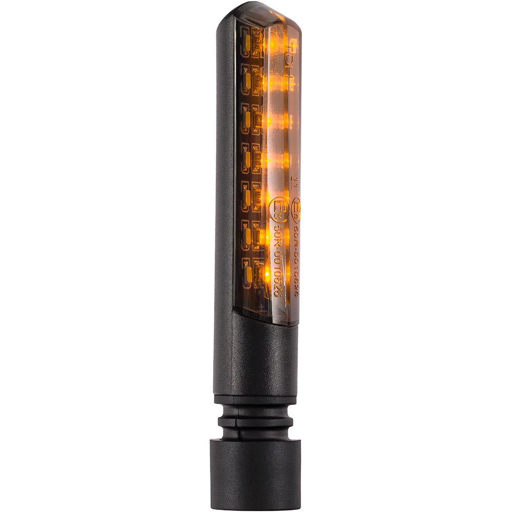 Sequentiële LED-curve-indicatoren vooraan