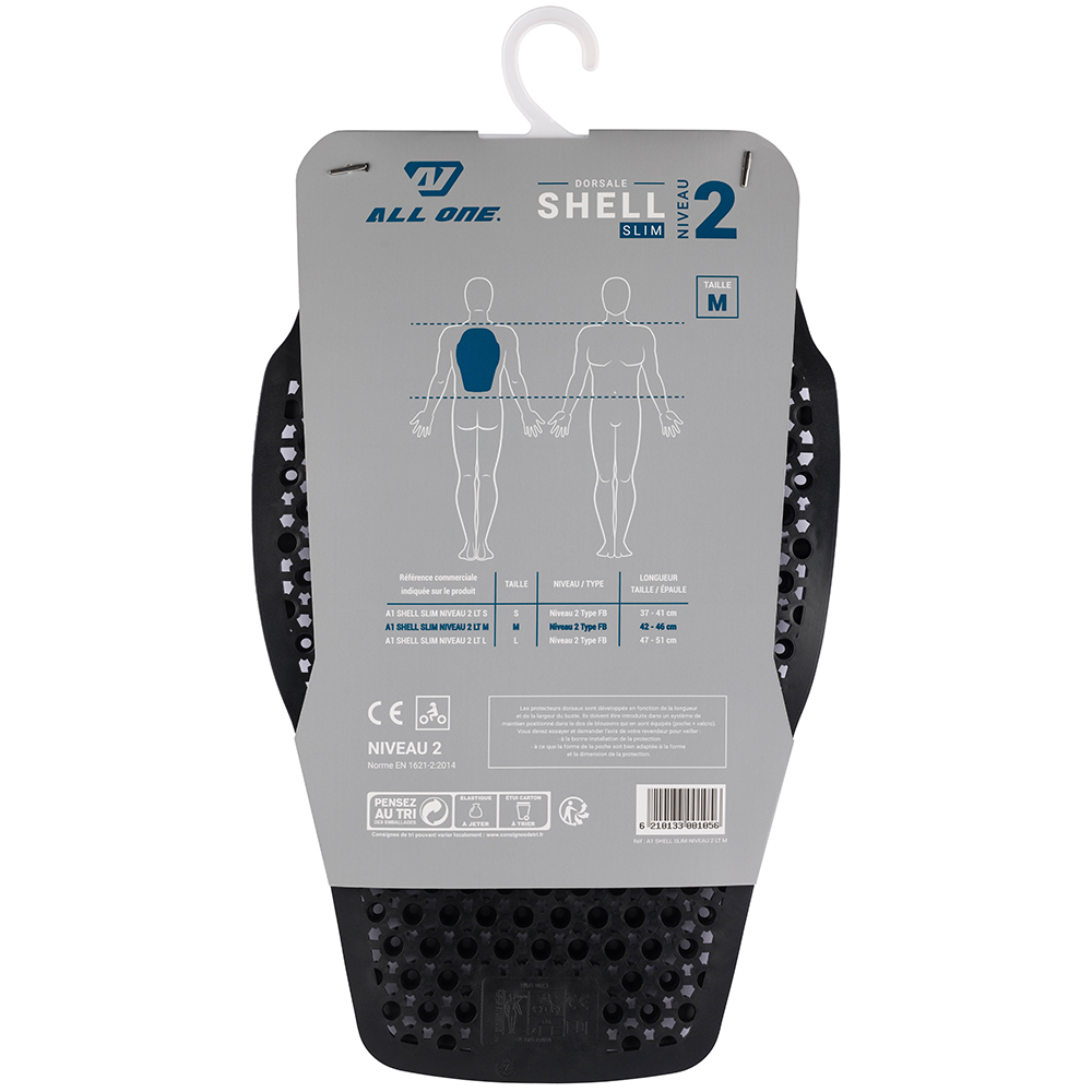 Shell Slim niveau 2 rugbeschermer