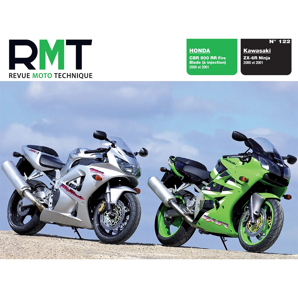 RMT KAWASAKI 122.1 ZX6R (2000-2001) en HONDA CBR 900 RR (2000-2001)