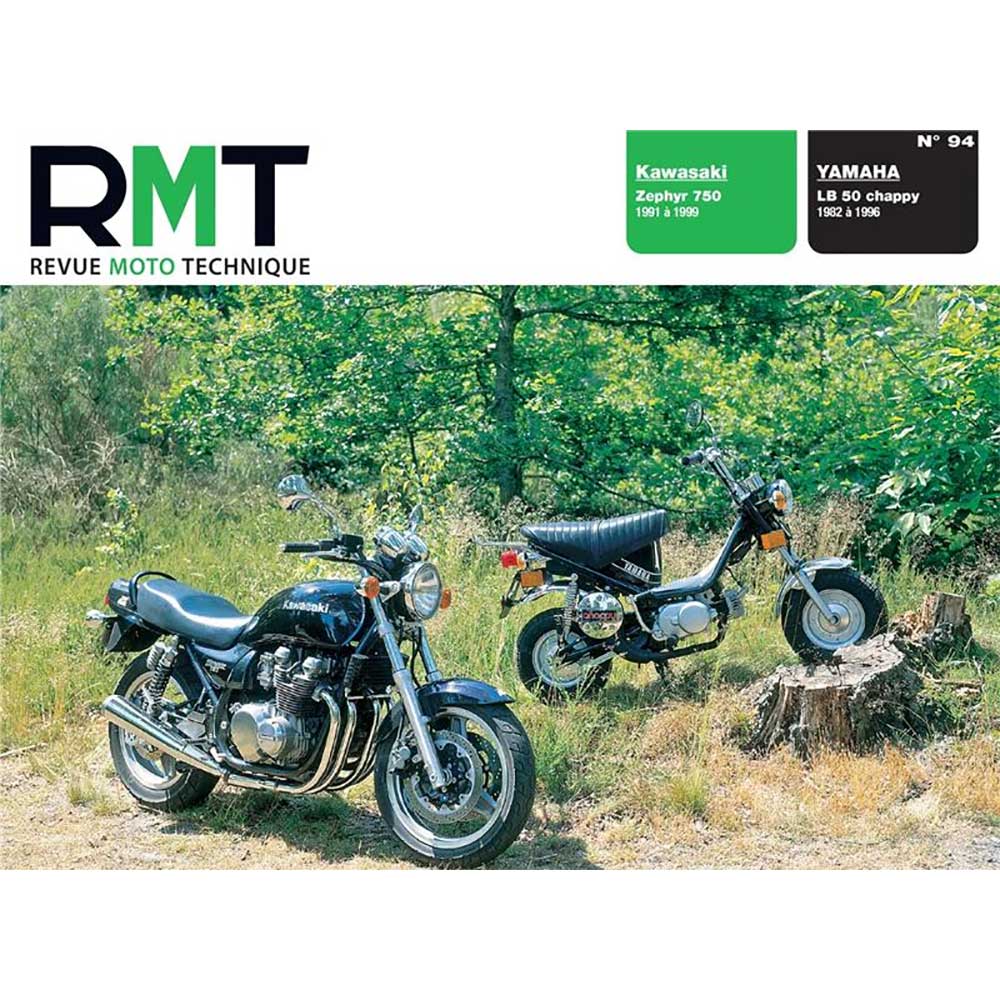 Rmt 94,3 YAMAHA LB 50 CHAPPY (1982-1996) en KAWASAKI ZEPHYR 750 (1991-1999)