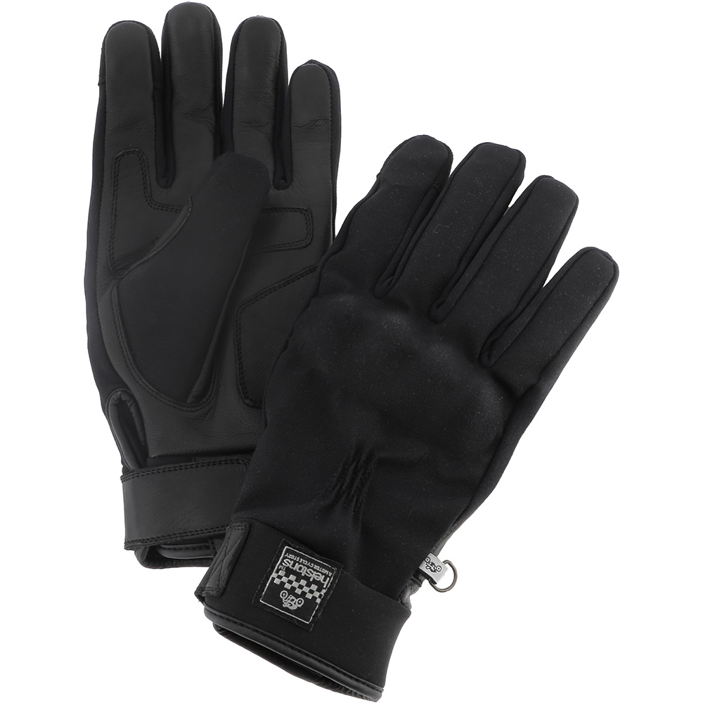 Leren handschoenen met stretch