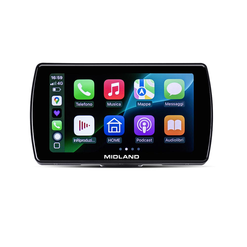 BikePlay Pro - Android Auto met spiegeling en CarPlay