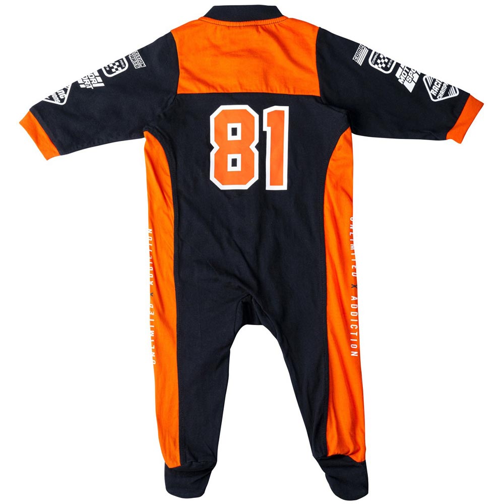 Racing baby romper