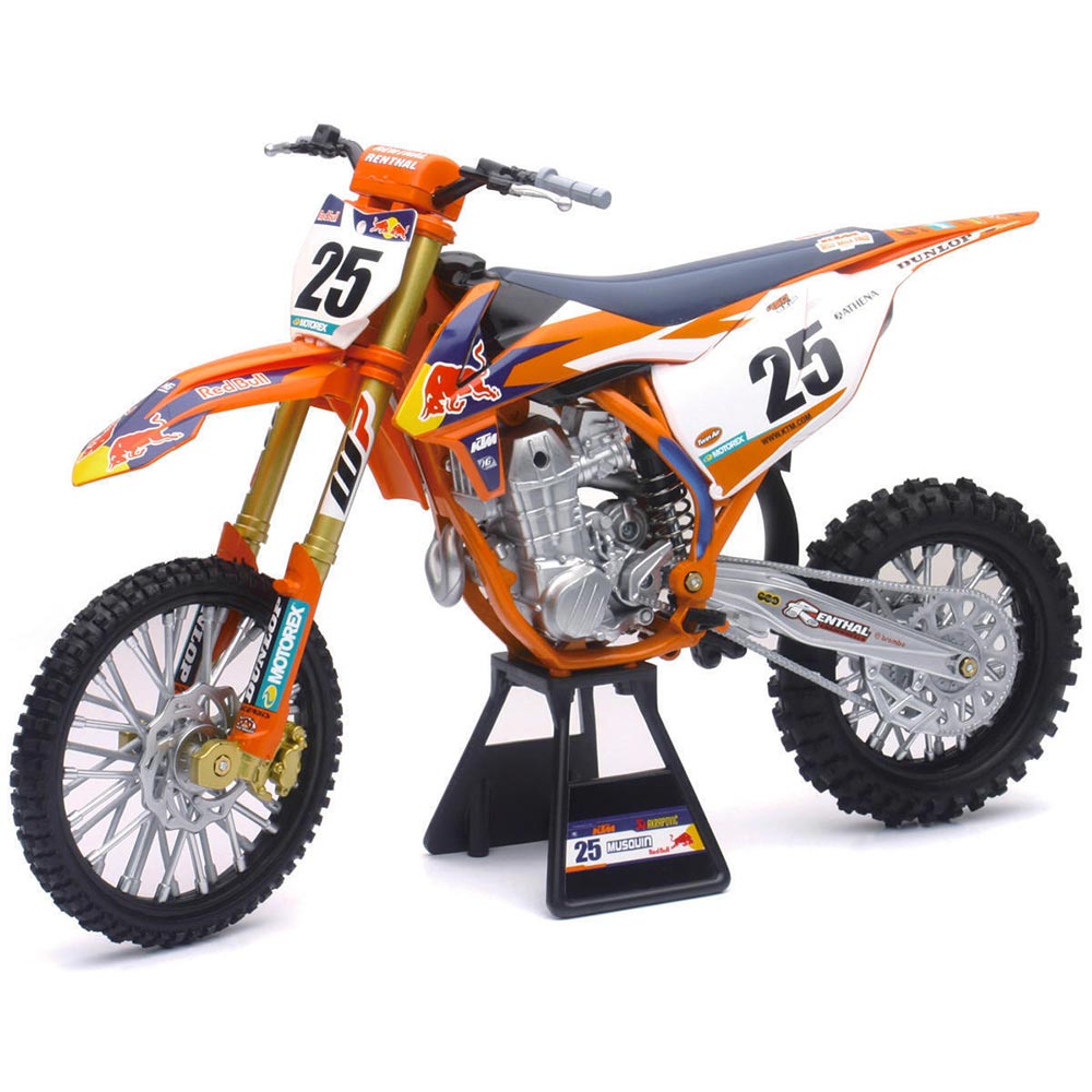 Modelmotor 1/6 KTM 450 SX-F Red Bullit M. Musquin