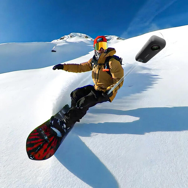 Onzichtbare selfie-paal