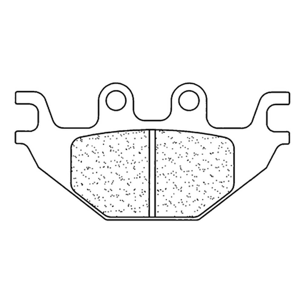 Quad gesinterde metalen remblokken - 1147ATV1