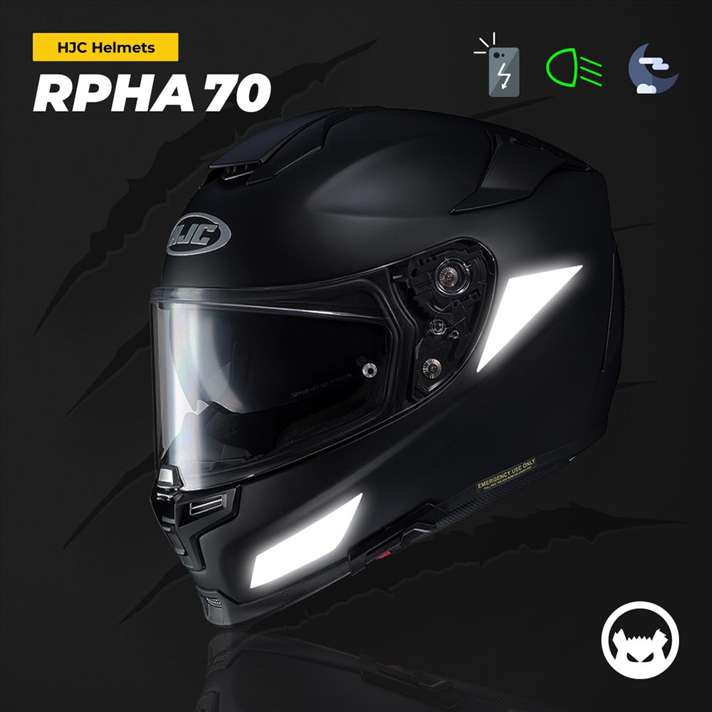 Eenvoudige Replica™ HJC RPHA70™ Stickers