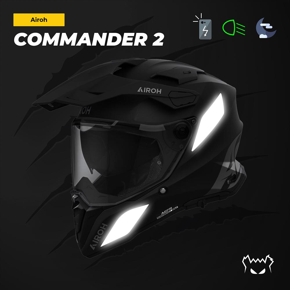 Reflecterende stickers Airoh Commander 2™