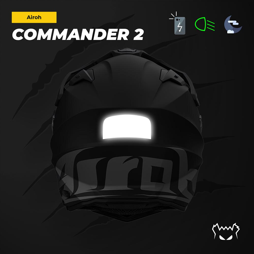 Reflecterende stickers Airoh Commander 2™
