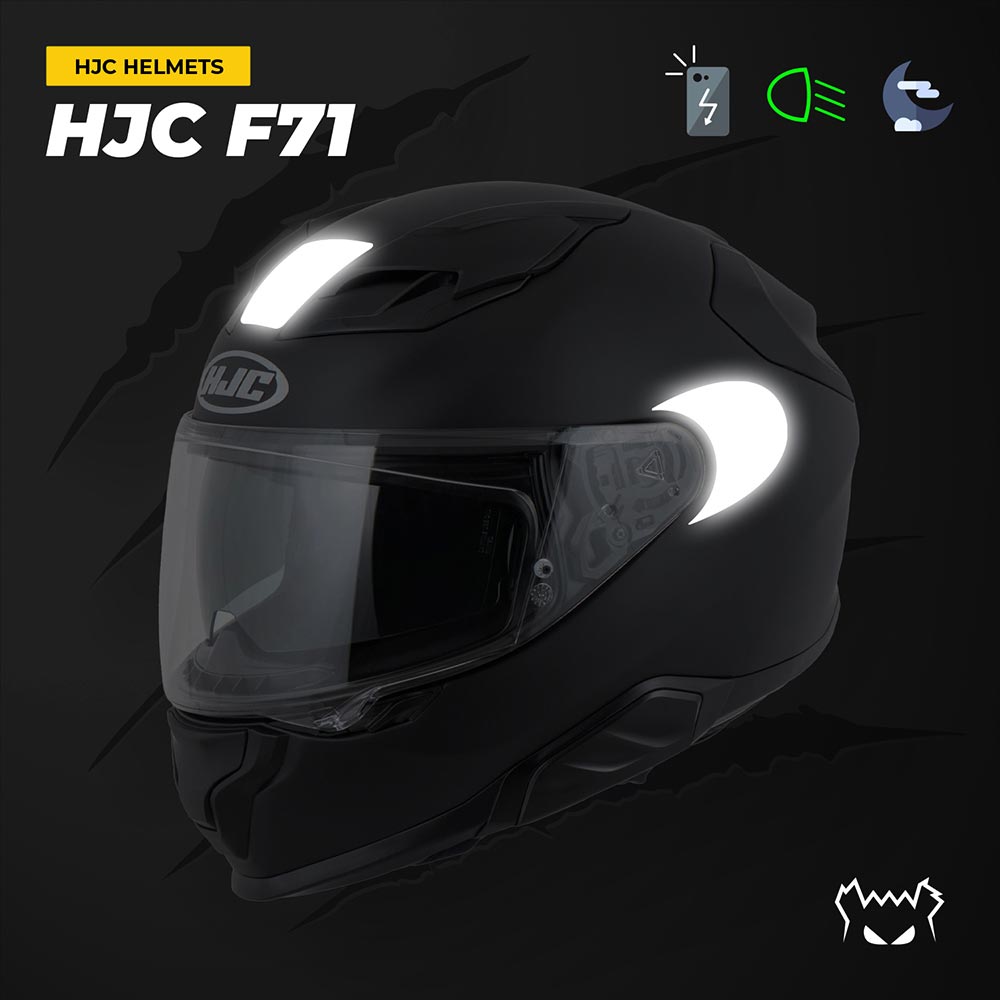 Reflecterende stickers HJC F71™