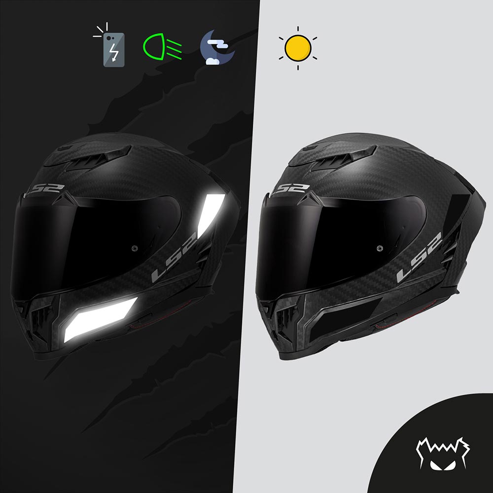 Reflecterende stickers LS2 FF807 Dragon™
