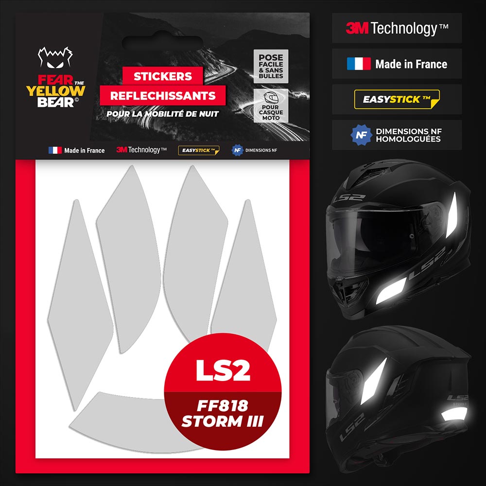 Reflecterende stickers LS2 FF818 Storm III™