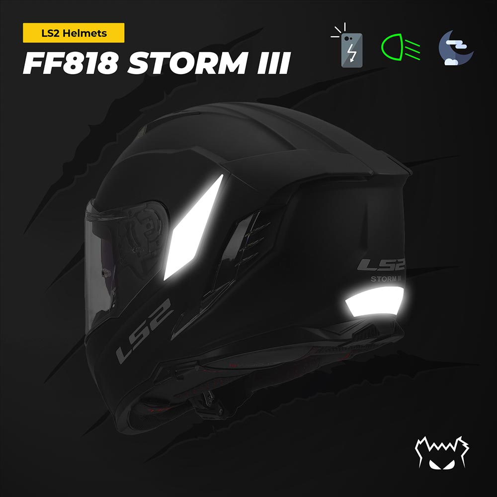 Reflecterende stickers LS2 FF818 Storm III™
