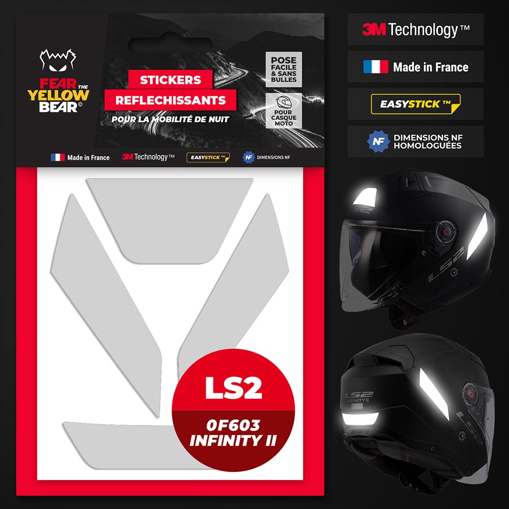 Reflecterende stickers LS2 OF603 Infinity II™