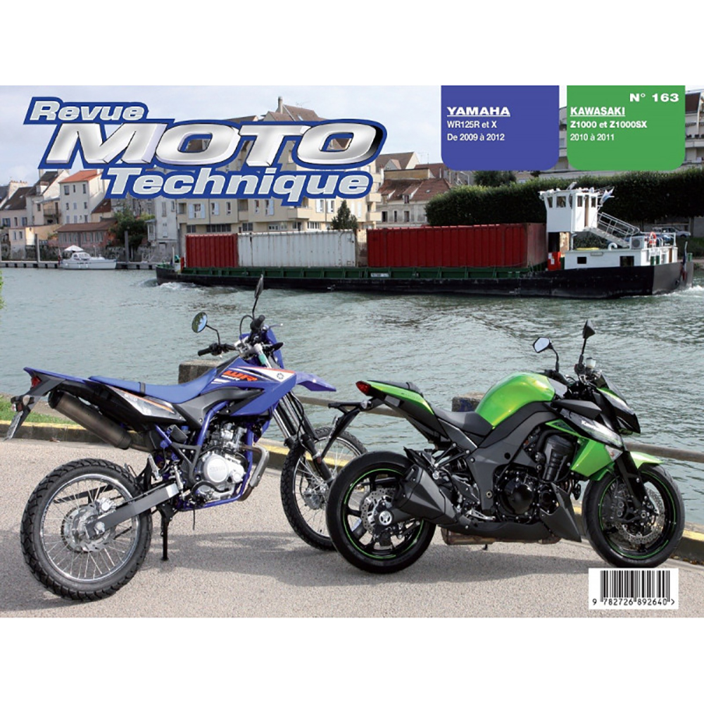 RMT YAMAHA 163 WR125 (2009-2012) en KAWASAKI Z1000 (2010-2011)