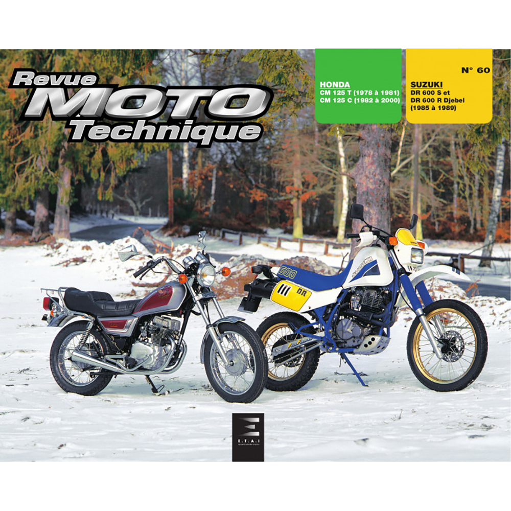 RMT HONDA 60,4 CM125 (1978-2000) en SUZUKI 600 (1985-1989)