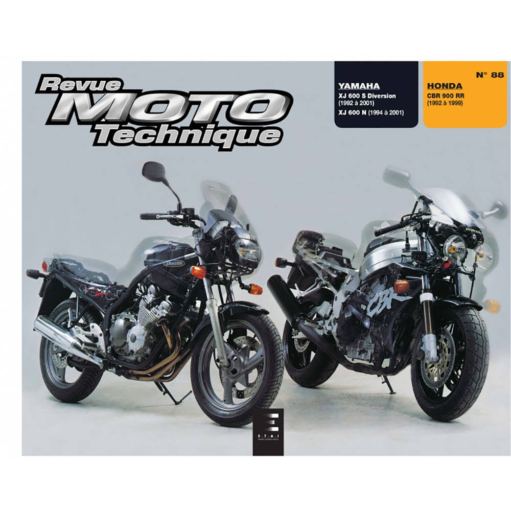 Rmt 88,5 YAMAHA XJ 600 (1992-2001) en HONDA CBR 900 (1992-1999)