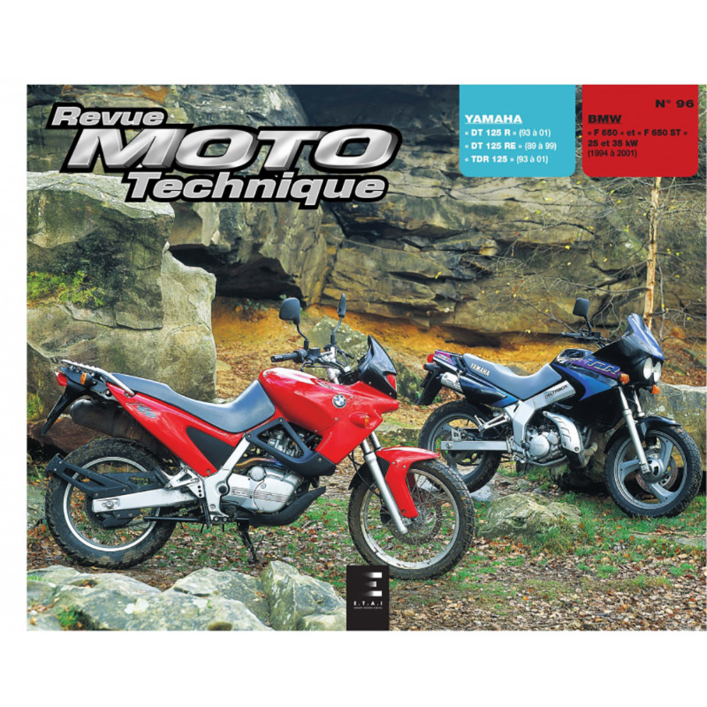 Rmt 96,5 YAMAHA DT/TDR 125 (1989-2001) en BMW F650 (1994-2001)