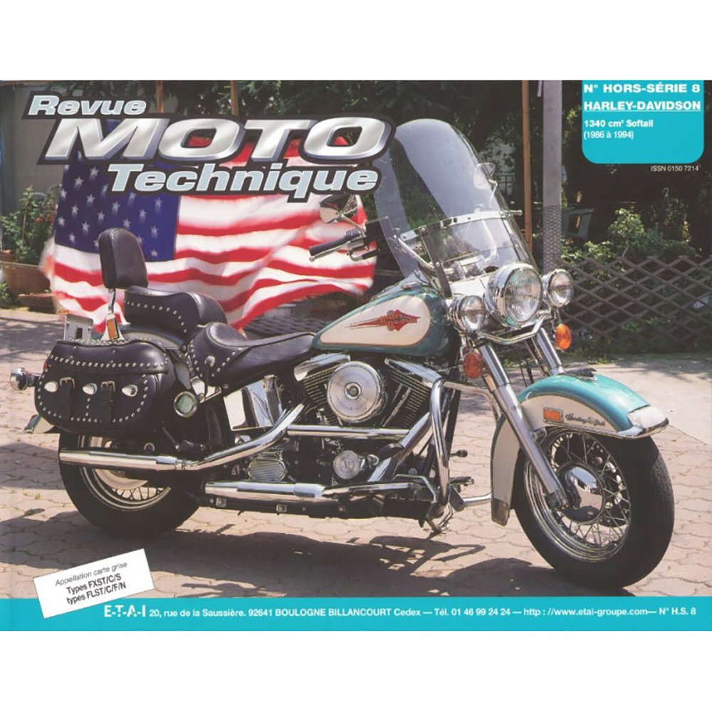 RMT HS 8.1 HARLEY DAVIDSON 1340 cm3 SOFTAIL (1986 tot 1994)