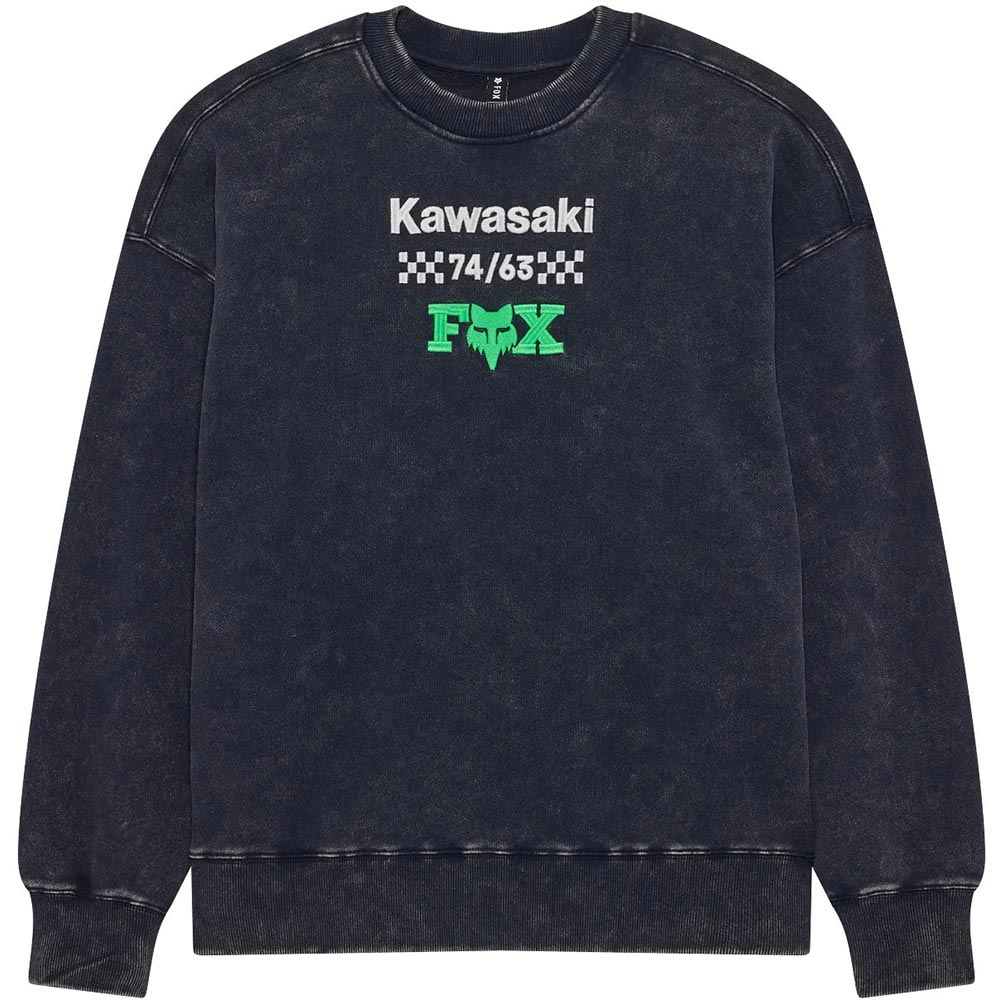 Kawasaki Zwaargewicht Fleece Crew Sweatshirt