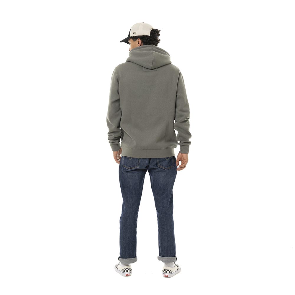 Free-sweater met capuchon en ritssluiting