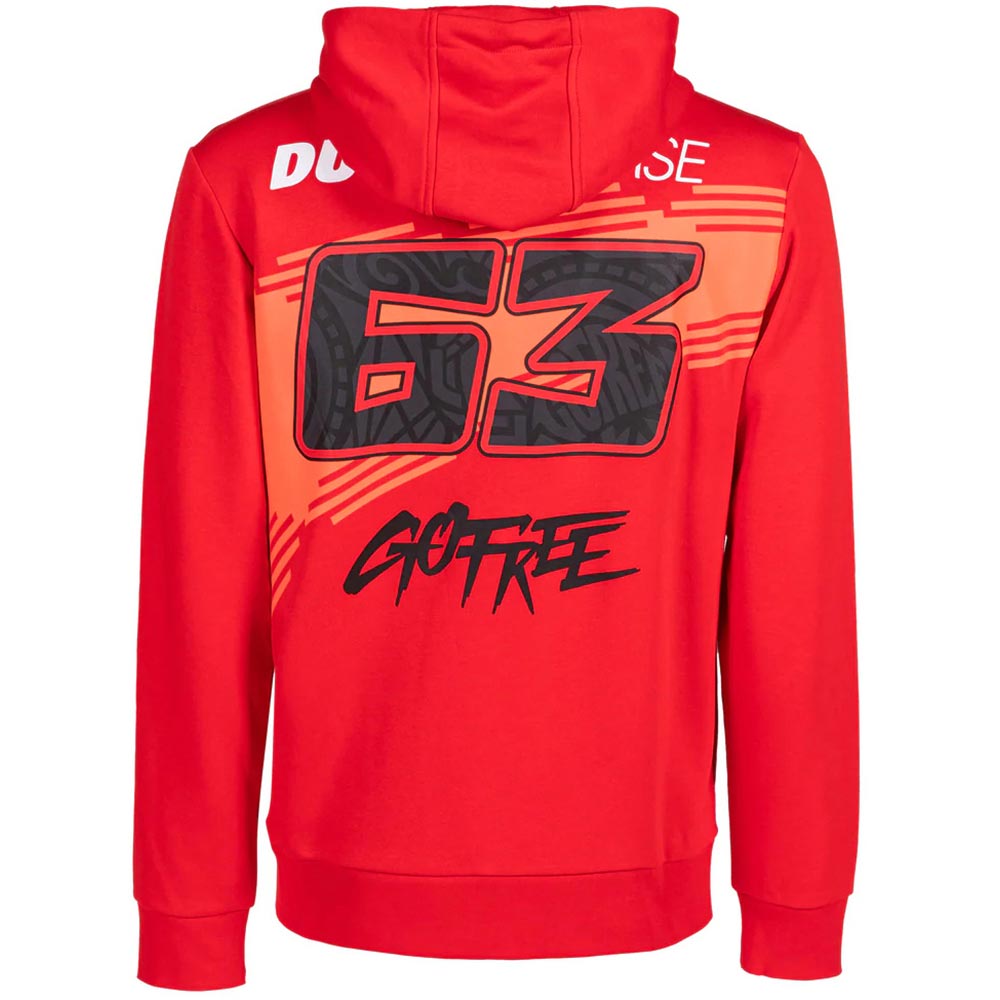 Dubbele Bagnaia capuchon met rits