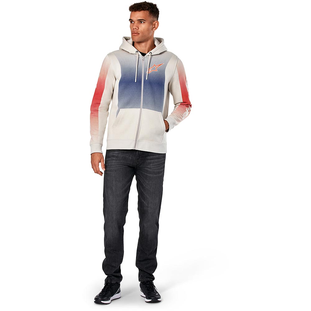 Opkomende zip-up hoodie