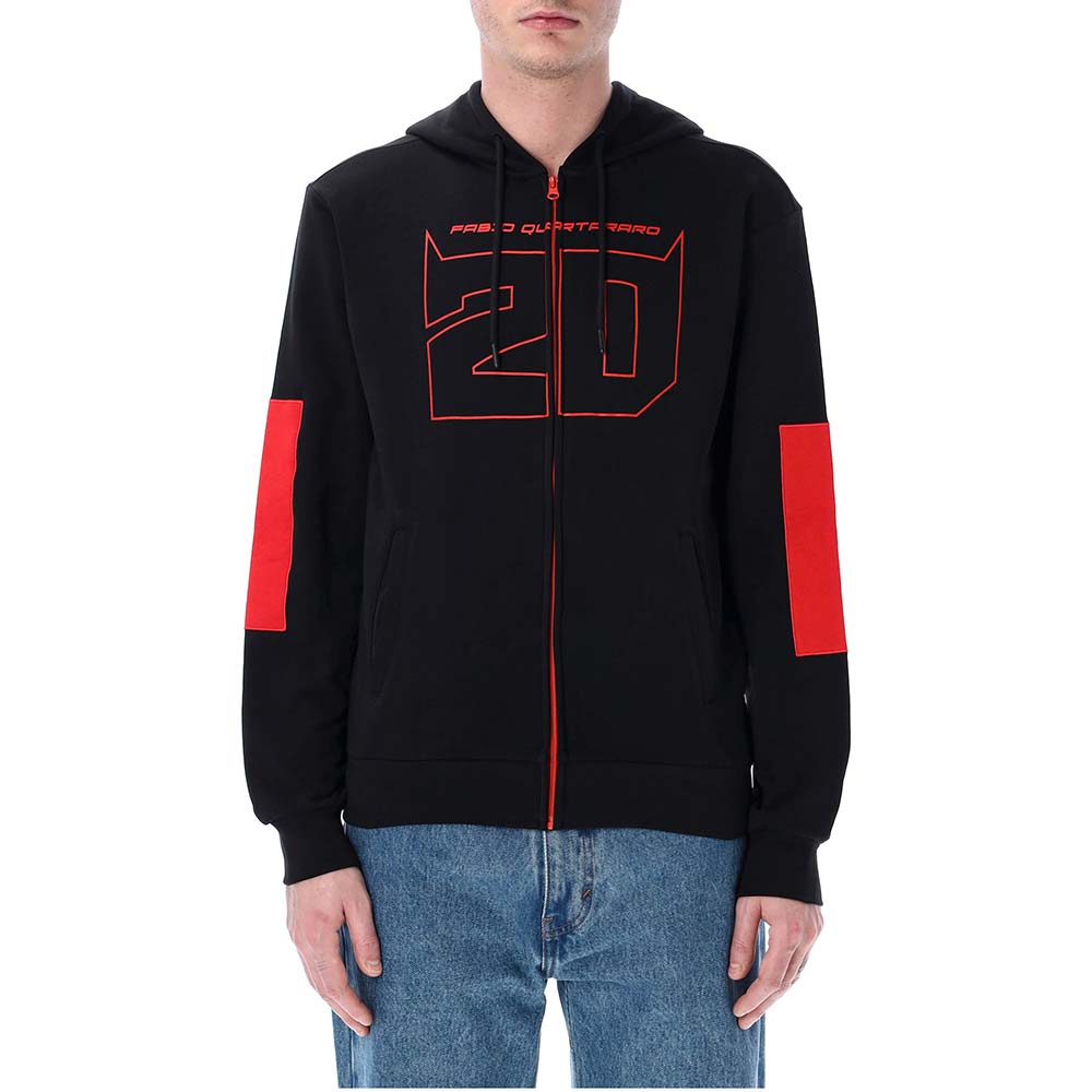 20 Outline sweatshirt met capuchon en ritssluiting