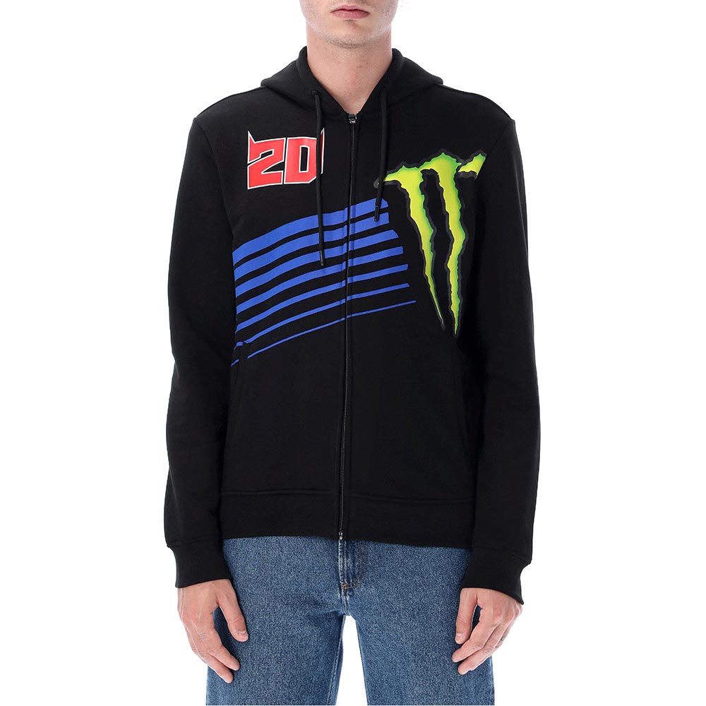 Dual FQ20 Monster hoodie met rits