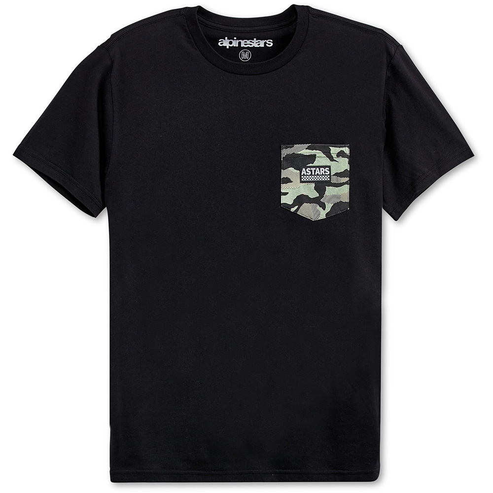T-shirt met camouflageprint