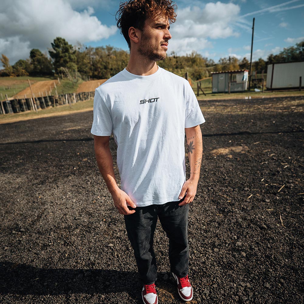 T-shirt met wijde pasvorm