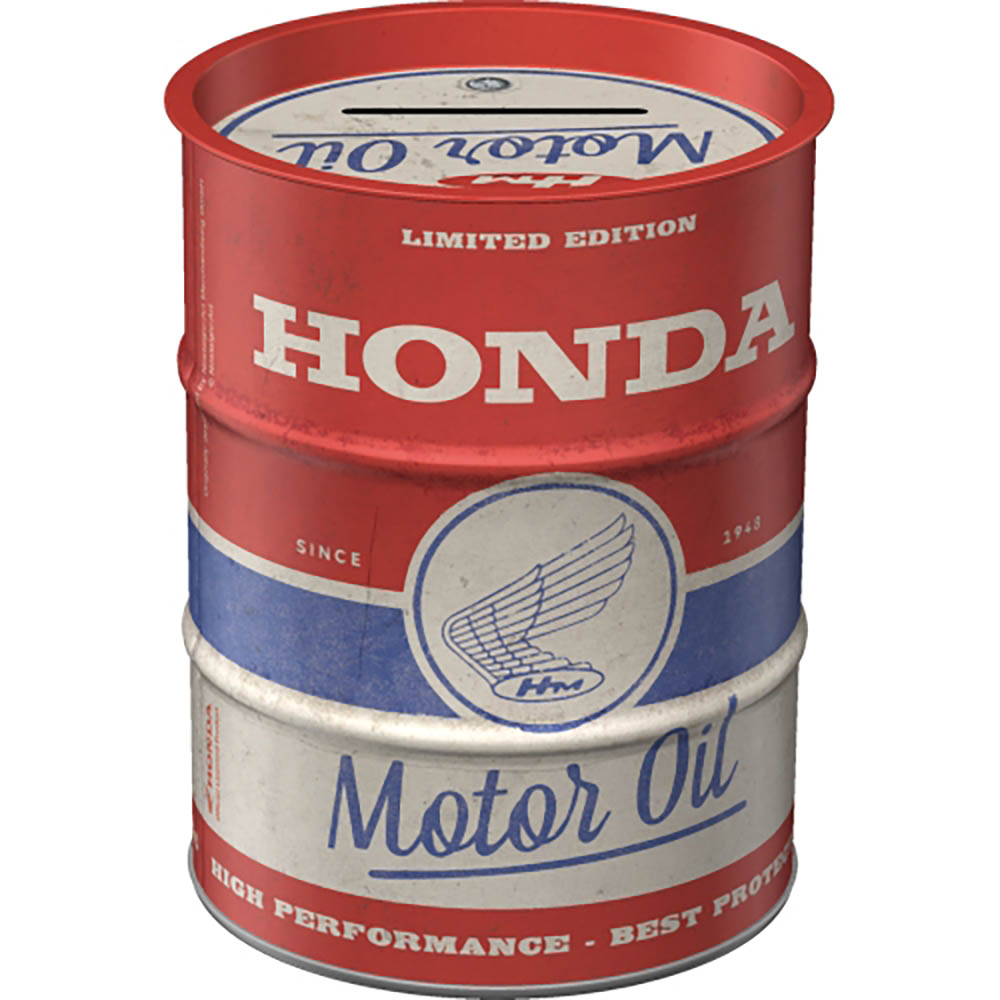 Vintage spaarpot - Baril d'Huile Honda