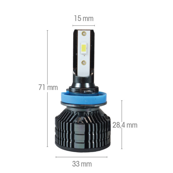 H11 LED lamp met geïntegreerd voorschakelapparaat