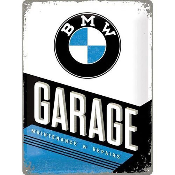 Vintage BMW garageplaat