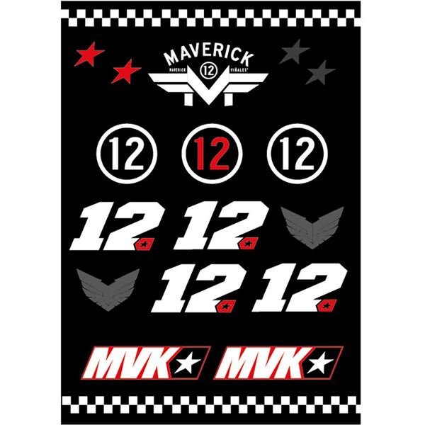 Maverick Vinales stickervel 25