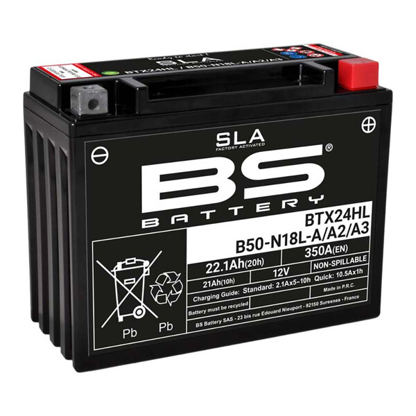 BTX24HL/B50-N18L-A/A2/A3 SLA batterij