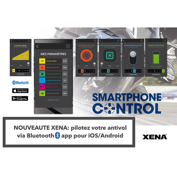XX10 Bluetooth SRA-schijfblokkering met alarm
